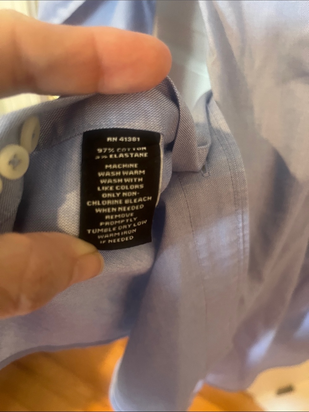Lauren Ralph Lauren Men’s Slim Fit Dress Shirt – 17 34/35 - Picture 5 of 5
